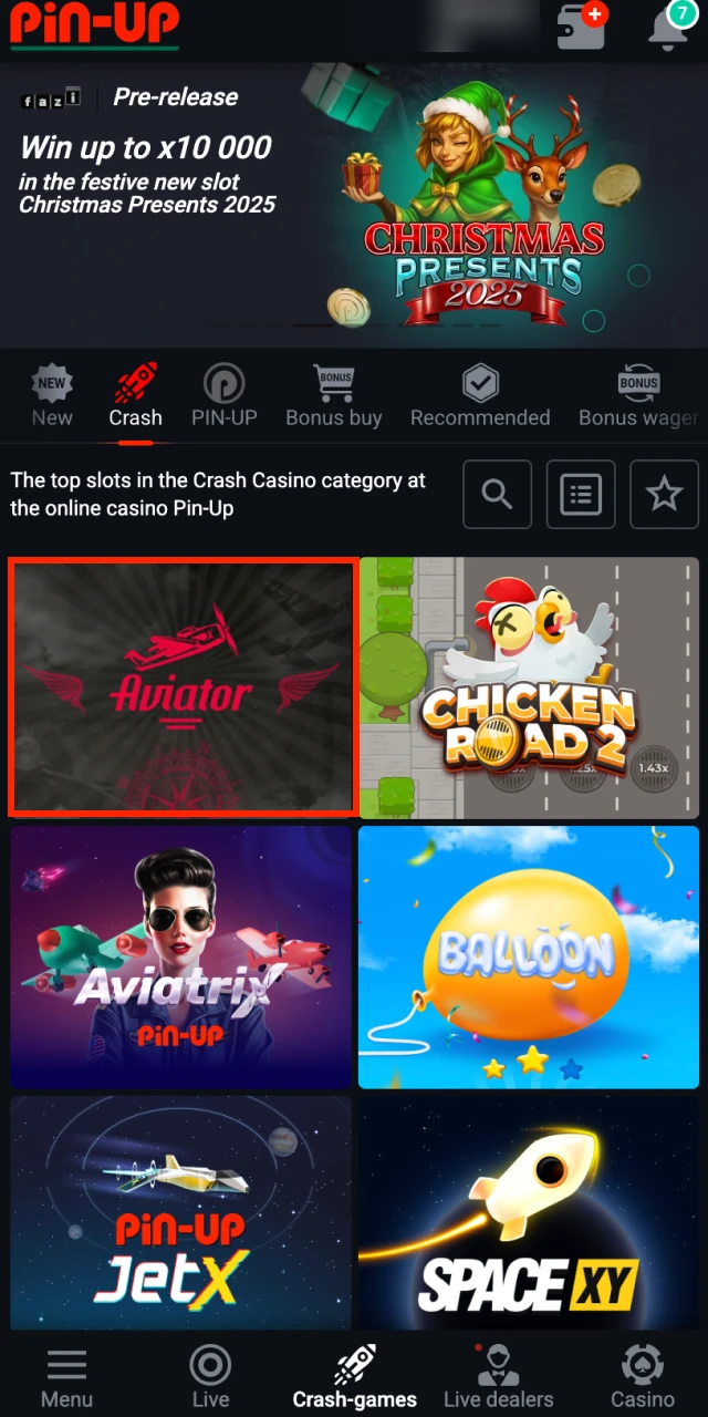 Choose Aviator